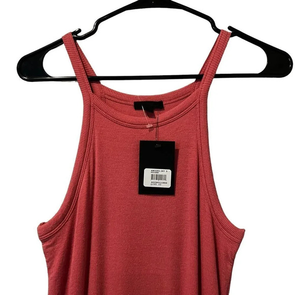 NWT ATM Collection High‎ Neck Ribbed Midi Dress Size Small - Picture 2 of 4